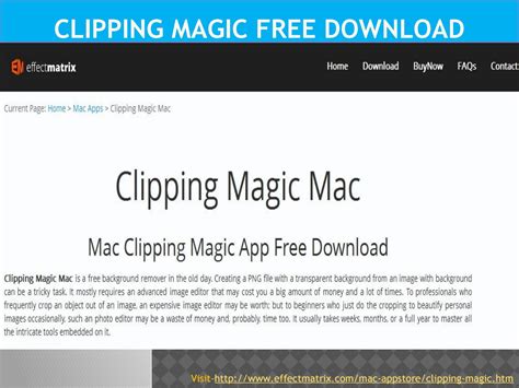 Clipping magic login page